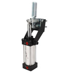 Beefy Pneumatic Toggle Clamp With 340kg Holding Force, G1/8in Air Cylinder Clamp For Welding And Mold Making, Rapid Actuation