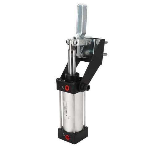 Beefy Pneumatic Toggle Clamp With 340kg Holding Force, G1/8in Air Cylinder Clamp For Welding And Mold Making, Rapid Actuation