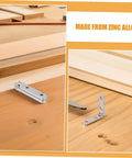 Miniature 12Pcs Zinc Alloy 90 Degree Hinges For Jewelry Boxes And Small Chests Wooden Cabinet Hardware For DIY Crafts