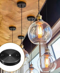 Chandelier with 10 Pack Black M4 Thread Cap Nuts And Knob Covers For Light Fixtures And Furniture