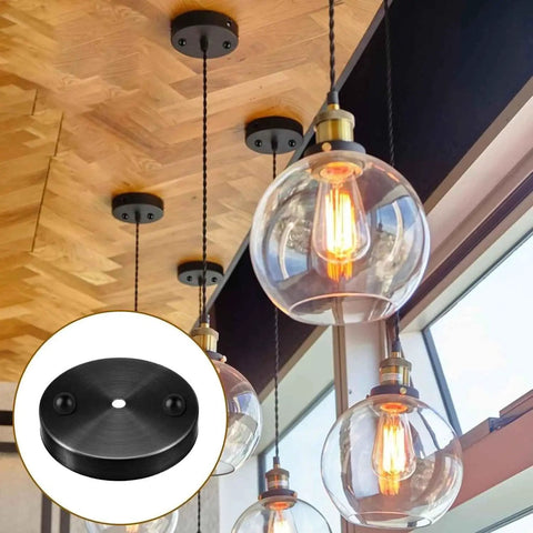 Chandelier with 10 Pack Black M4 Thread Cap Nuts And Knob Covers For Light Fixtures And Furniture