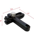 Leather Strip Cutter And Strap Cutter Tool With Three Blades For DIY Leatherworking Durable Nylon Body And Adjustable Cutting Width
