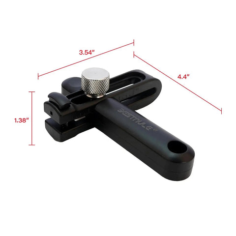 Leather Strip Cutter And Strap Cutter Tool With Three Blades For DIY Leatherworking Durable Nylon Body And Adjustable Cutting Width