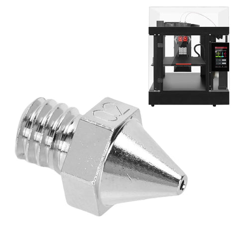 Straight Up Heavy Duty Hardened Alloy 3D Printer Nozzle 0.2mm Nickel Plated Hot End Tip Replacement Builds Different With Zero Leaks Or Clogs Fits Pro2 Pro3 E2 Premium Quality Filament Flow For Reliable Long Prints