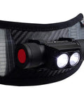 Close-up of Lumen Collection Waist Light Belt Ultra Lightweight Water Resistant Built For Real World Runs 800 Multisport Modes Clip On Design.