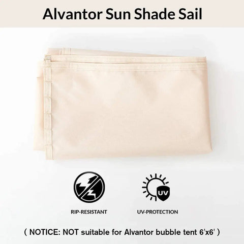 Sun Shade Sail Canopy Covers UV Block Pack Of 3 For Outdoor Screen House And Bubble Tent Oxford Fabric 38x50x57 Inches