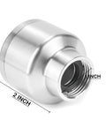 2000-Hole Aluminum Garden Hose Nozzle Replacement For Watering Wand showing 2-inch diameter lightweight design