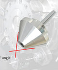 MT2 Bull Nose Live Center 100mm Diameter 75 Degree Lathe Hollow Turning Shank Morse Taper 2 High Quality Durable Tool