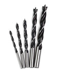 10 Piece Cobalt Coated HSS Wood Drill Bit Set, 3 To 20 Mm, Twist Flute For Easy Debris Removal, display of metal bits