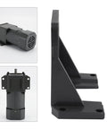 Adjustable gear reducer motor mounting bracket with grey motor, for 180W–370W motors, Amazon