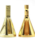 2 chamfering tools of different sizes for deburring, part of the 3Pcs Chamfering Tool Set For Outer Edge Deburring And Trimming Compatible With Electric Drill Chuck Quick Angle Grinding File For Wood Metal Smooth Finish Handy Work.