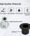 4 Piece Steering Rack And Pinion Mount Bushing Kit For Dodge Ram 1500 2000 Through 2012 Durable Steel Rubber Construction