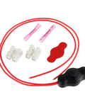 12V Waterproof Push Button Switch With Quick Connector For LED Accent Lighting On Motorcycles with connectors and wires