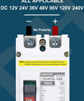 Beefy 300 Amp Battery Disconnect Switch for Power Stations and Solar Systems, DC Circuit Breaker with Thermal Magnetic Trip Protection