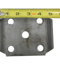 Heavy Duty Trailer Axle U-Bolt Kit With 2-1/8 x 5-3/8 Inch Square U Bolts, Plates, 1/2 Inch Hardware, And 2x2 Tube For Boat, Utility, And Camper Trailers, Stabilizes Tow And Reduces Wobble For Safer Hauling, square steel plate with holes