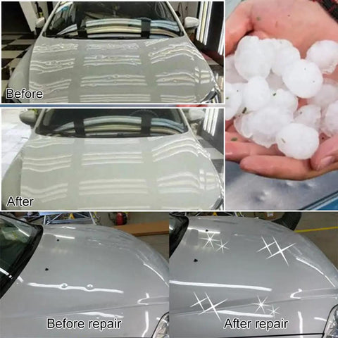 Powerful Paintless Dent Removal Kit With LED Line Board Digital Display Adjustable Power And Time Easy Operation Before and After Car Repair