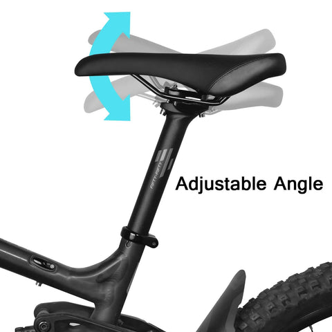 Heavy Duty Mountain Bike Seat Post 27.2mm 30.9mm 31.6mm Aluminum Alloy 6061 Lightweight 350mm Length One Piece CNC Machined