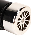 Close-up view of 52Mm CNC Spindle Motor 500W Knockout Punch 12000Rpm high precision brushless router end with silver detailing.