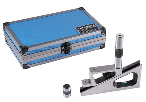 Planer And Shaper Gage For Milling Setup with solid tool settings, case, extension posts, precision level, range 1/4 to 6-1/4 inches
