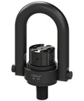 No BS Heavy Duty Hoist Ring EZ Torque Series M30 Thread Rated For 7000 KG Loads with black forged steel body.