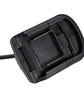 Top view of the base of Slick Cordless Submersible Pump Battery Operated Water Transfer Badass with sturdy plastic design.