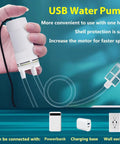Food Grade USB Electric Auto Siphon Pump For Bottling Your Own Home Brew Beer Wine Beverages And Kombucha with hose and filter.