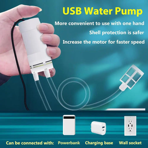 Food Grade USB Electric Auto Siphon Pump For Bottling Your Own Home Brew Beer Wine Beverages And Kombucha with hose and filter.