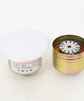 Two Pack Concealed Pendent Fire Sprinkler Head With Flush Cover Plate DN15 Half Inch Thread K80 Rating, brass head under cover plate.