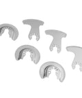 Image of 6 Piece Segment Oscillating Blades Set for Multitool Saw Carbide Blades for woodworking tile concrete heavy duty use.