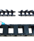 Open Type Drag Chain Cable Carrier For CNC Router Mill And 3D Printer 39.4 Inch Long R28 Bend Radius Nylon PA66 Material in use