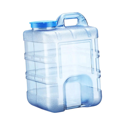 Camping Water Jug With Lid 20L Easy Pour Handle And Wide Mouth Large Opening Portable Water Storage Carrier