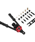 Rivet Nut Tool Kit 175Pcs Metric Rivet Nuts With 6 Mandrels M3 To M10 for automotive and industrial use, includes tools and accessories