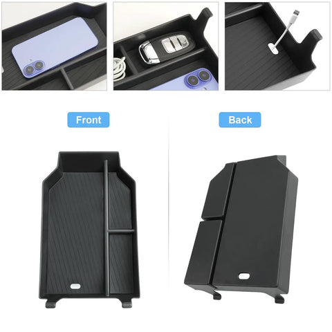 BMW X3 Center Console Organizer Tray For 2025 2026 G45 Models Durable ABS Plastic With Anti Slip Rubber Custom Armrest Storage Insert