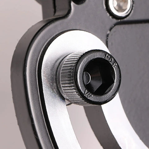 Close-up of black oxide hex drive socket for Top Shelf 1/4-20 X 1 1/2 Inch Socket Head Cap Screws and Bolts.