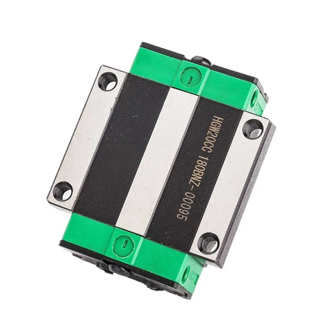 High Precision Linear Guide Rail Kit Featuring Two HGH20 Rails And One SFU2005 Ball Screw Set For Super Smooth Low Friction Motion Control Making Any CNC Build Ultra Durable And Ready To Rock With Top Tier Performance For Great Machinery Projects, HGH20 carriage