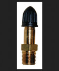 Snifter Air Valve With Light Spring 1/4 Inch For Well Tanks, brass finish, visible side view against white background