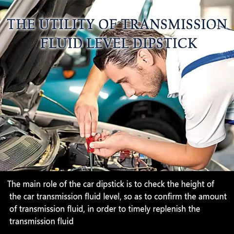 Mechanic checking car with CVT Transmission Dipstick Replacement for 2.5L Nissan Altima and Rogue
