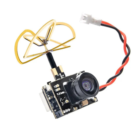 Ultra Lightweight FPV Transmitter And Camera Bundle With 5.8GHz 200mW Raceband, 600TVL 1 Quarter CMOS Mini AIO Camera, Clover Antenna
