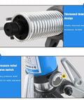 Pro Level 15 Ton Hydraulic Bearing Gear Puller With Smooth Bidirectional Power And Rock Solid Alloy Steel Claws showing thickened thimble and pressure relief valve.