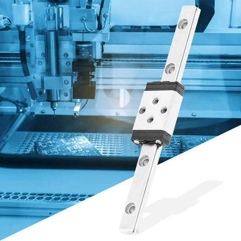 Compact Linear Guide Rail With Slider Block Carriage 75mm Stainless Steel 440C CNC Linear Motion System For Precision Equipment in use