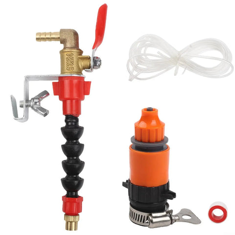 Killer Dust Removal System For Cutting Machines With Precision Water Spray Nozzle Kit, adjustable nozzle and tubing included.