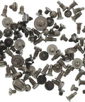 Watch Battery Clamp Screw Assortment Kit With 100 Pieces For Easy Watch Repair Replacement Screws Set shown scattered