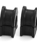Front view of black rubber Front Stabilizer Bar Bushing Kit For GM Full-Size Trucks And SUVs Fits Escalade 07-20 Escalade ESV 07