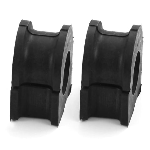 Front view of black rubber Front Stabilizer Bar Bushing Kit For GM Full-Size Trucks And SUVs Fits Escalade 07-20 Escalade ESV 07