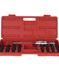 Heavy Duty 9 Piece Bearing Puller Kit With Blind Hole Slide Hammer Internal Extractor Remover Set, red case, 8mm-32mm collets