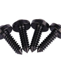 Titanium M5 18mm Self Tapping Screws With Torx T25 Head For Motorcycle Bolts Black 4 Pack