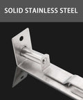 6 Inch Flush Bolt For Double French Doors And Patio Wood Doors Built Tough Heavy Duty Stainless Steel Concealed Sliding Door Latch