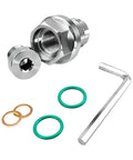 No Drill Oil Drain Plug Repair Kit M12x1.25 For Japanese Cars With Stainless Steel Bolt And Gasket Self Tapping Thread Fix For Stripped Holes, kit parts