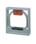 Heavy Duty Cast Iron Square Frame Bubble Level For Precision Machinery Alignment Dead On Level Spirit Gauge with large vial.