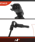Front Left Or Right Abs Wheel Speed Sensor Straight Up Solid Exact Fitment Design Plug And Play Upgrade For Chevy Malibu And Impala Sedans No Sweat Bolting On Guaranteed connector and mounting design